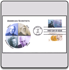 American Scientists, set of 4 covers